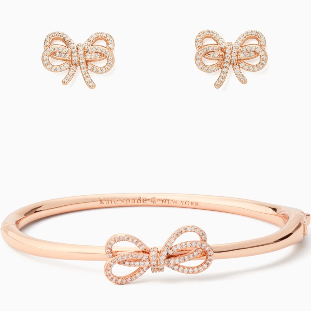Rose Gold SET Kate♠️Spade - Picture 1 of 8